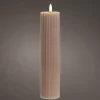 LED Kerze 22,5cm STRIPE