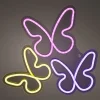 LED Neon Schmetterlinge 3er Set NEON