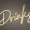 LED Neonschriftzug Drinks NEON