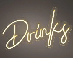 LED Neonschriftzug Drinks NEON
