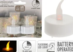 Koopman LED Teelichter 2er Set LED* Kerzen
