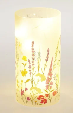 Koopman LED Windlicht Blumenwiese DEKO* Dekoleuchten|Tischlampen