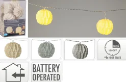 Lichterkette Lampions DEKO