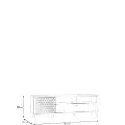 Forte Lowboard KOHILA* Tv-Schränke|Lowboards
