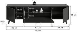 Xonox Lowboard LINEA* Tv-Schränke|Lowboards