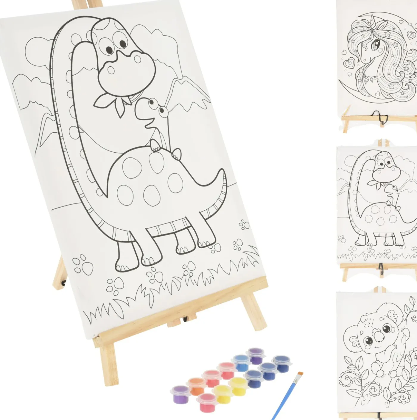 Malset Leinwand Kindermotiv KIDS