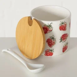 Boltze Marmeladendose STRAWBERRY* Geschirr & Besteck