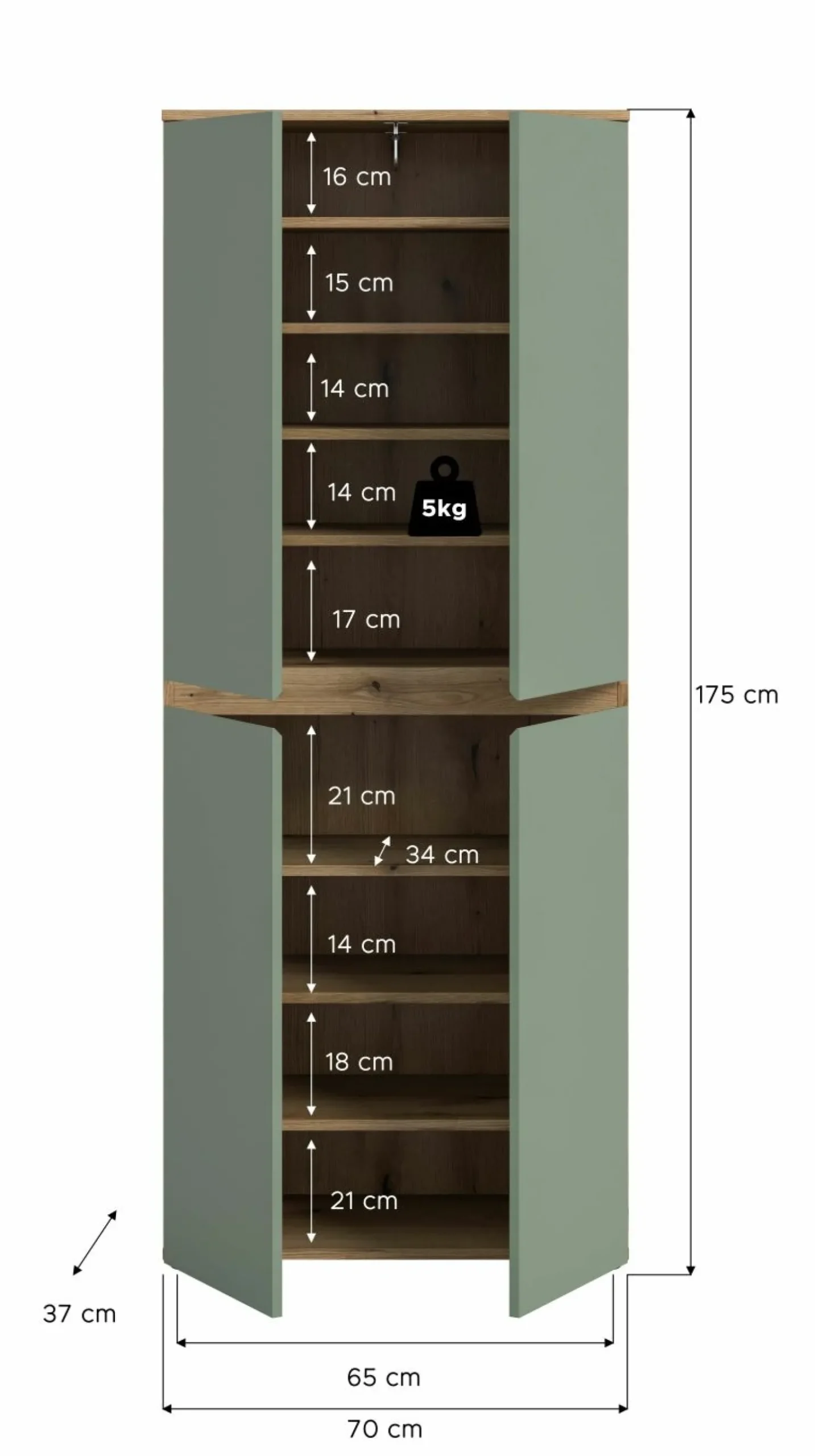Xonox Mehrzweckschrank SCARPA* Mehrzweckschränke