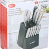 Edco Messerset in Block 15tlg. ALPINA* Koch- & Backutensilien