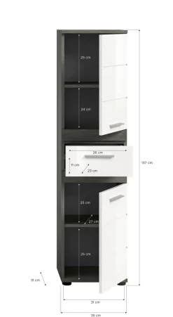 Xonox Midischrank ASSELA* Badschränke|Midischränke
