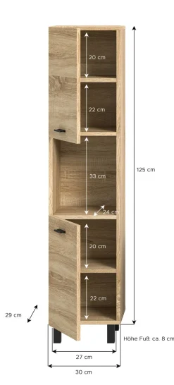 Xonox Midischrank SEBETA* Badschränke|Midischränke