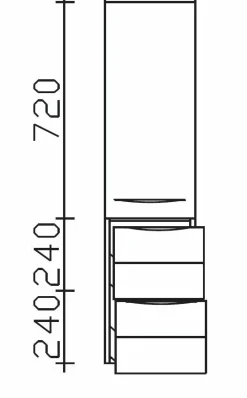 Pelipal Midischrank SOLITAIRE 6025* Badschränke|Midischränke