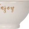 Müslischale mit Schriftzug Enjoy EH