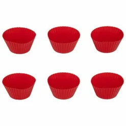 Muffin Silikonformen 6tlg. KITCHEN
