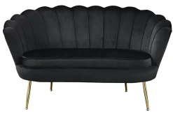 Salesfever Muschelsofa 2-Sitzer BANDUNG* 2-Sitzer Sofas|Polstergarnituren