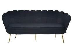 Salesfever Muschelsofa 3-Sitzer BANDUNG* 3-Sitzer Sofas|Polstergarnituren
