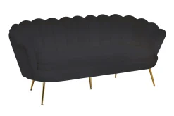 Salesfever Muschelsofa 3-Sitzer BANDUNG* 3-Sitzer Sofas|Polstergarnituren