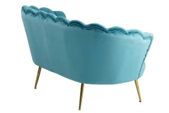 Salesfever Muschelsofa 2-Sitzer BANDUNG* 2-Sitzer Sofas|Polstergarnituren