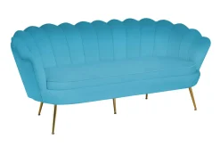 Salesfever Muschelsofa 3-Sitzer BANDUNG* 3-Sitzer Sofas|Polstergarnituren