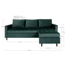 House Nordic Polsterecke FIRENZE* Ecksofas