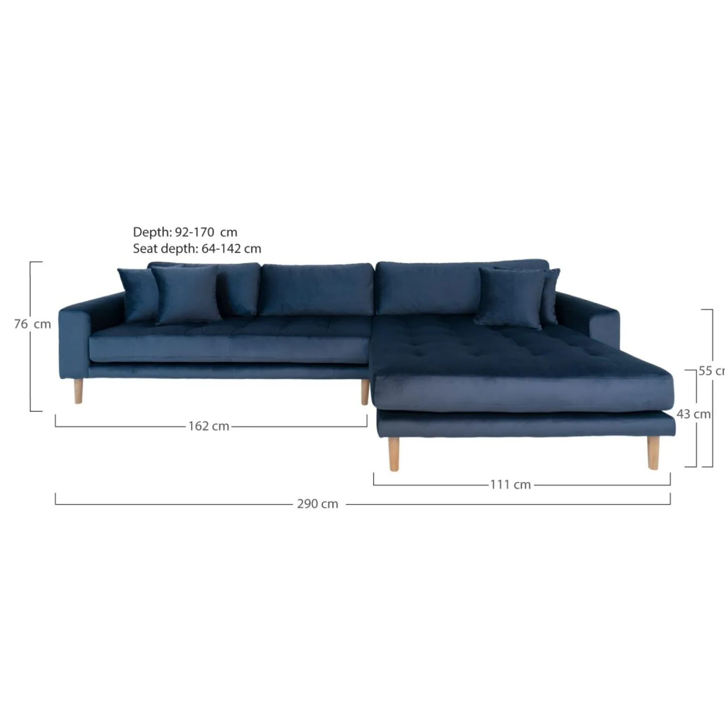 House Nordic Polsterecke LIDO* Ecksofas