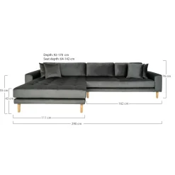 House Nordic Polsterecke LIDO* Ecksofas