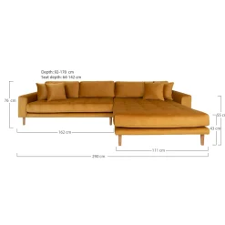 House Nordic Polsterecke LIDO* Ecksofas