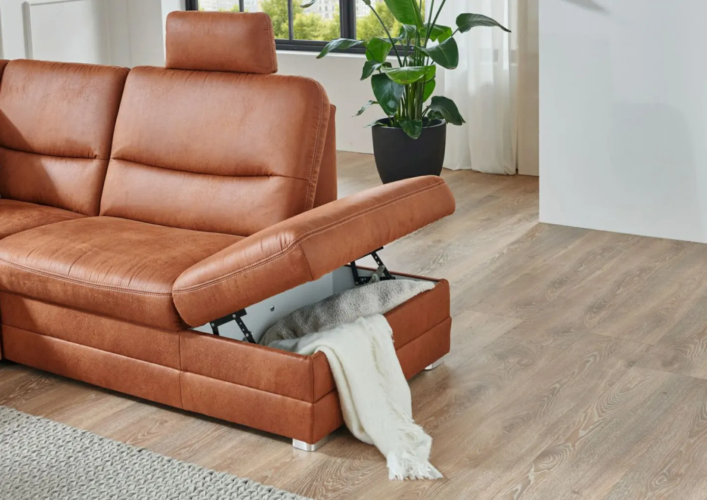 Polipol Polsterecke mit Funktion MUMBAI* Ecksofas