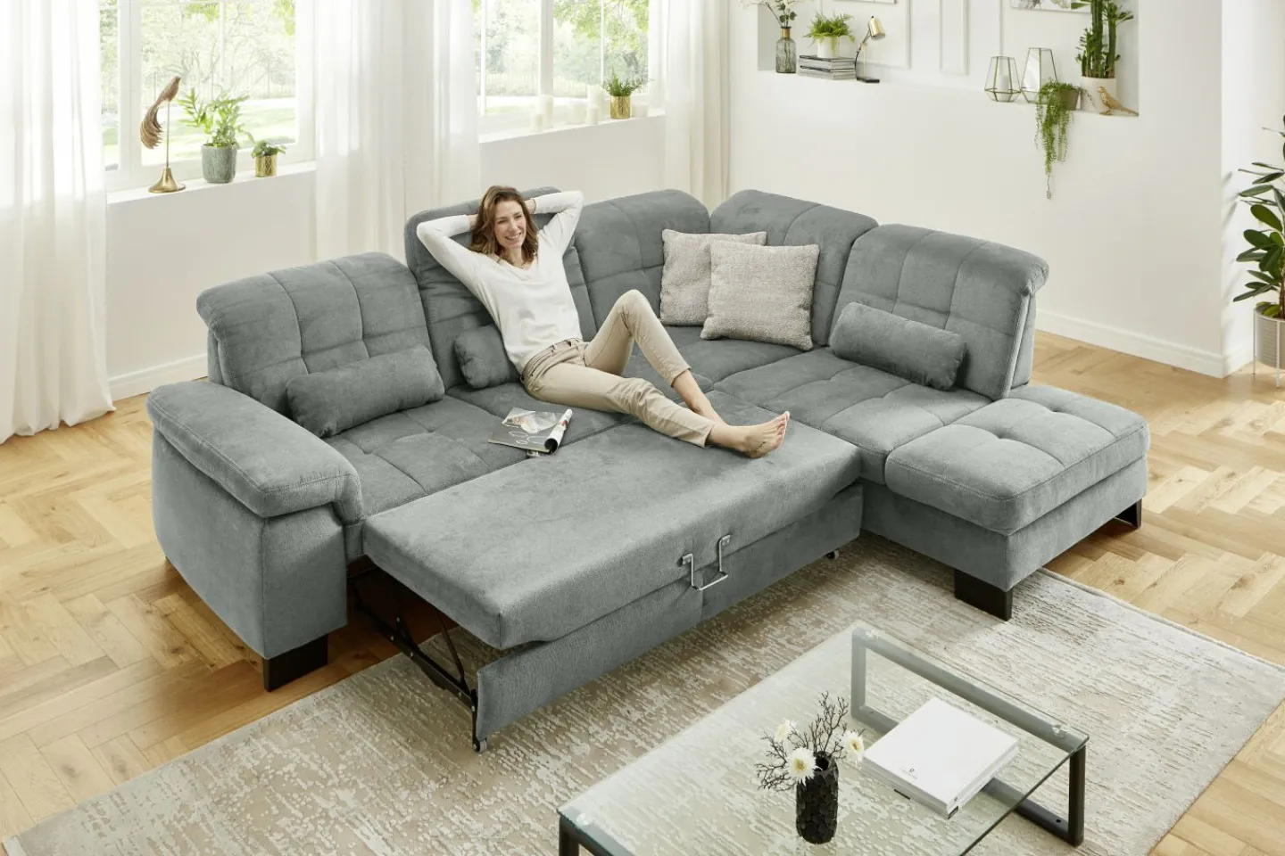 Polipol Polsterecke mit Funktion STACY* Ecksofas