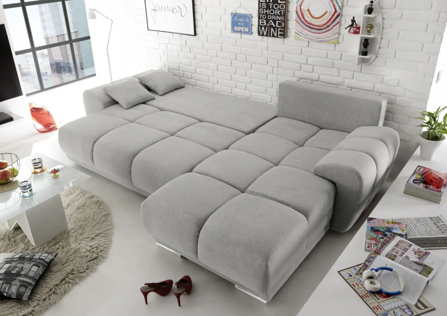 BRW Polsterecke mit Funktion ANTON* Ecksofas