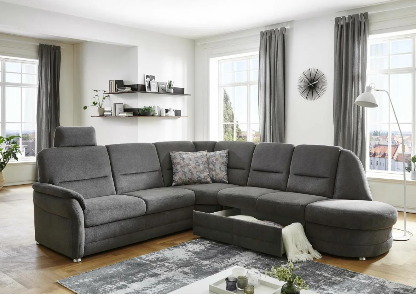 Polipol Polsterecke mit Funktion DIAMAT Q* Ecksofas