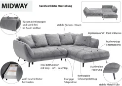 Exxpo Polsterecke mit Funktion MIDWAY* Ecksofas