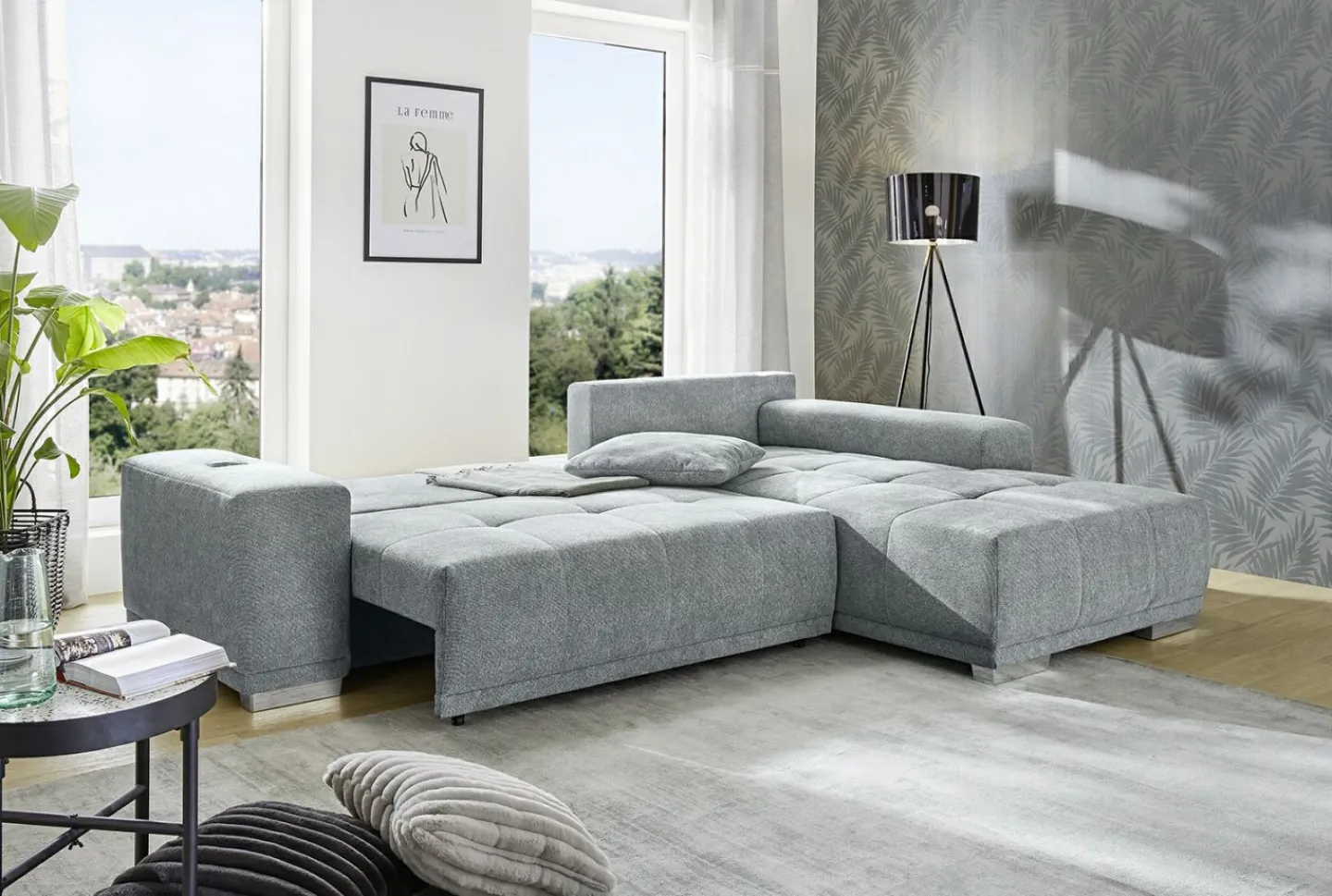 JOB Polsterecke mit Funktion KAMZA* Ecksofas
