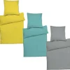 Itav Premium Satin Uni Bettwäsche 135x200cm Nickita* Bettwaren
