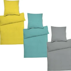 Itav Premium Satin Uni Bettwäsche 135x200cm Nickita* Bettwaren