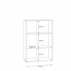 Forte Regal TEMPRA 2* Bücherregale