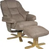 Duo Relaxsessel mit Hocker BORDEAUX* Relaxsessel|Polstersessel