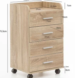 Skyport Rollcontainer SAN CLEMENTE* Rollcontainer