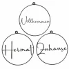 Schild Schriftzug HEIMAT