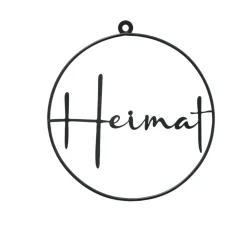 Schild Schriftzug HEIMAT