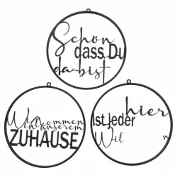 Schild Schriftzug WILLKOMMEN