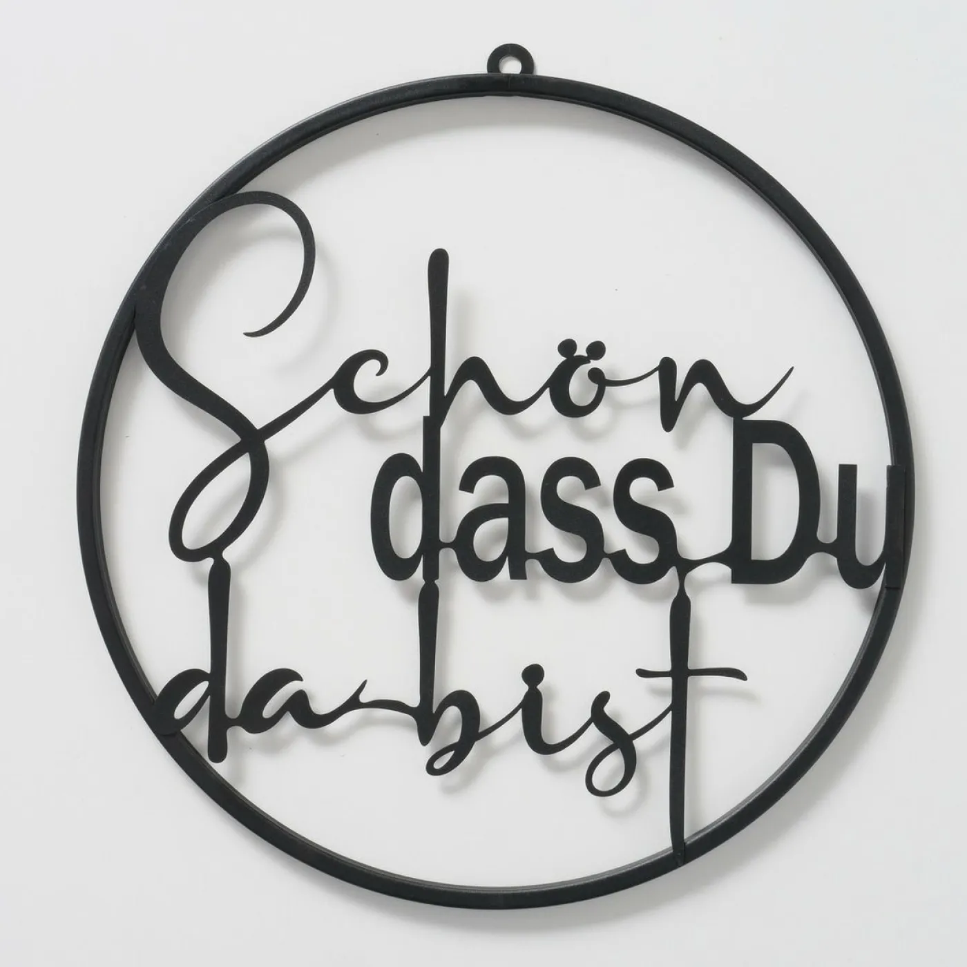 Schild Schriftzug WILLKOMMEN
