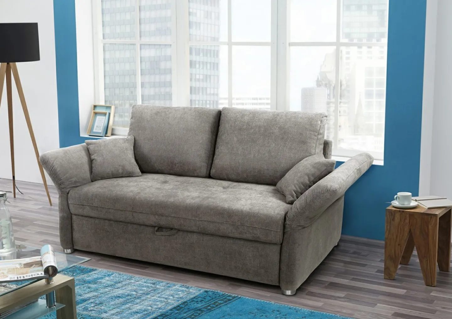 JOB Schlafsofa LUCA 140* 2-Sitzer Sofas|Polstergarnituren