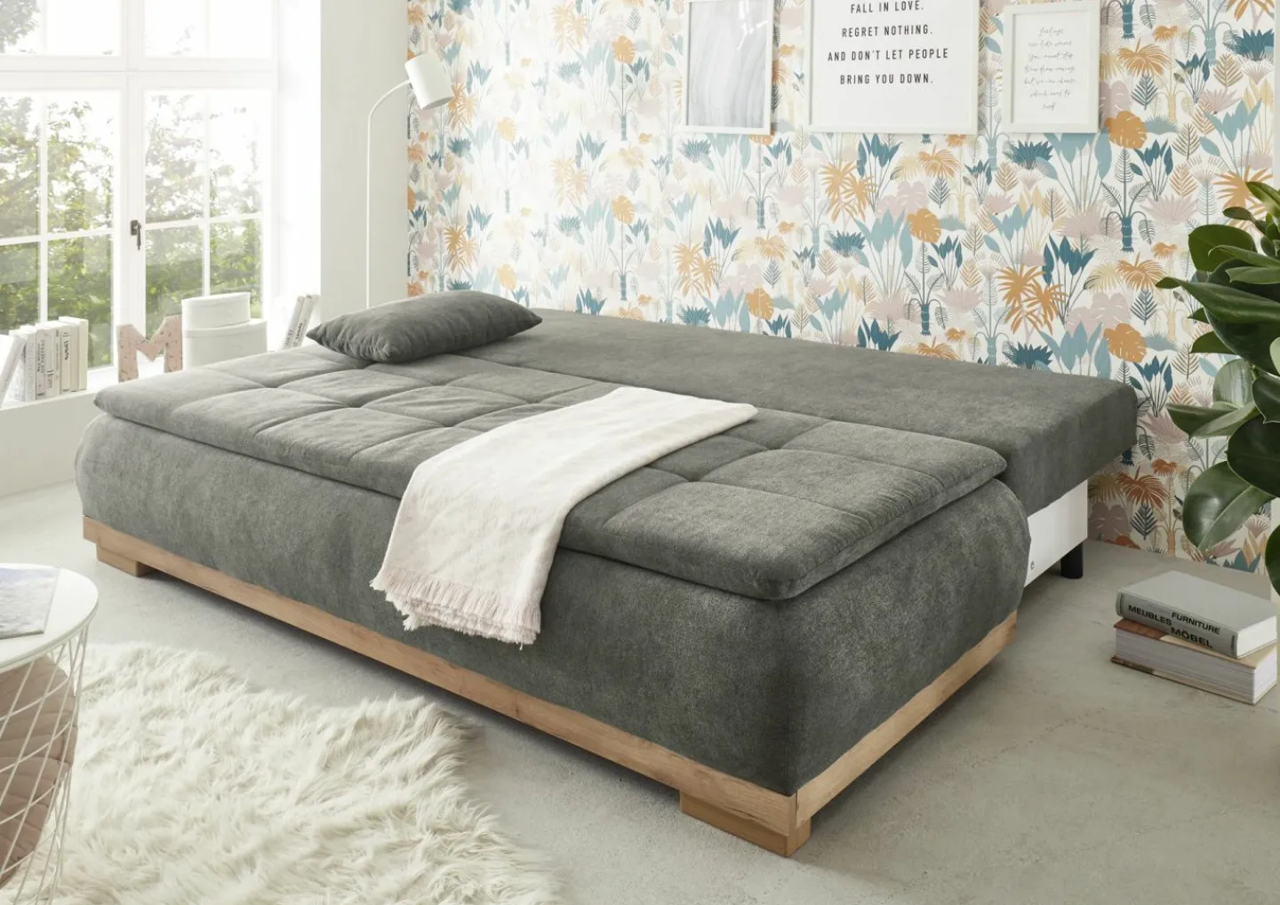 BRW Schlafsofa MILA LUX.3DL* 3-Sitzer Sofas|Schlafsofas