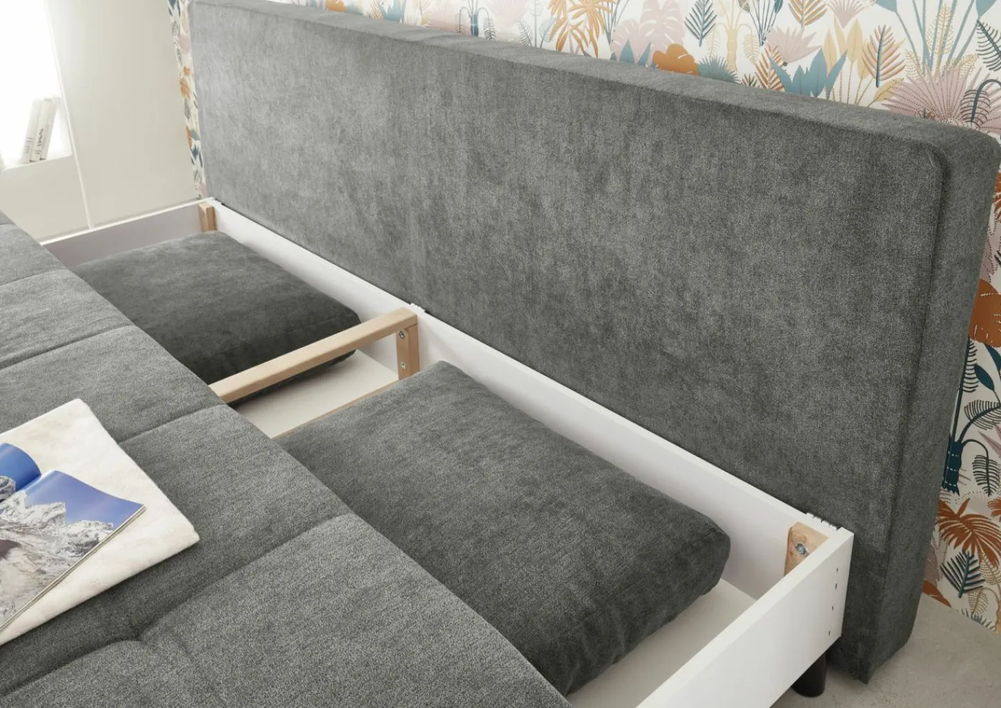 BRW Schlafsofa MILA LUX.3DL* 3-Sitzer Sofas|Schlafsofas