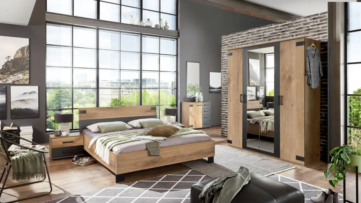 Wimex Schlafzimmer 4-teilig MALMÖ* Komplette Schlafzimmer
