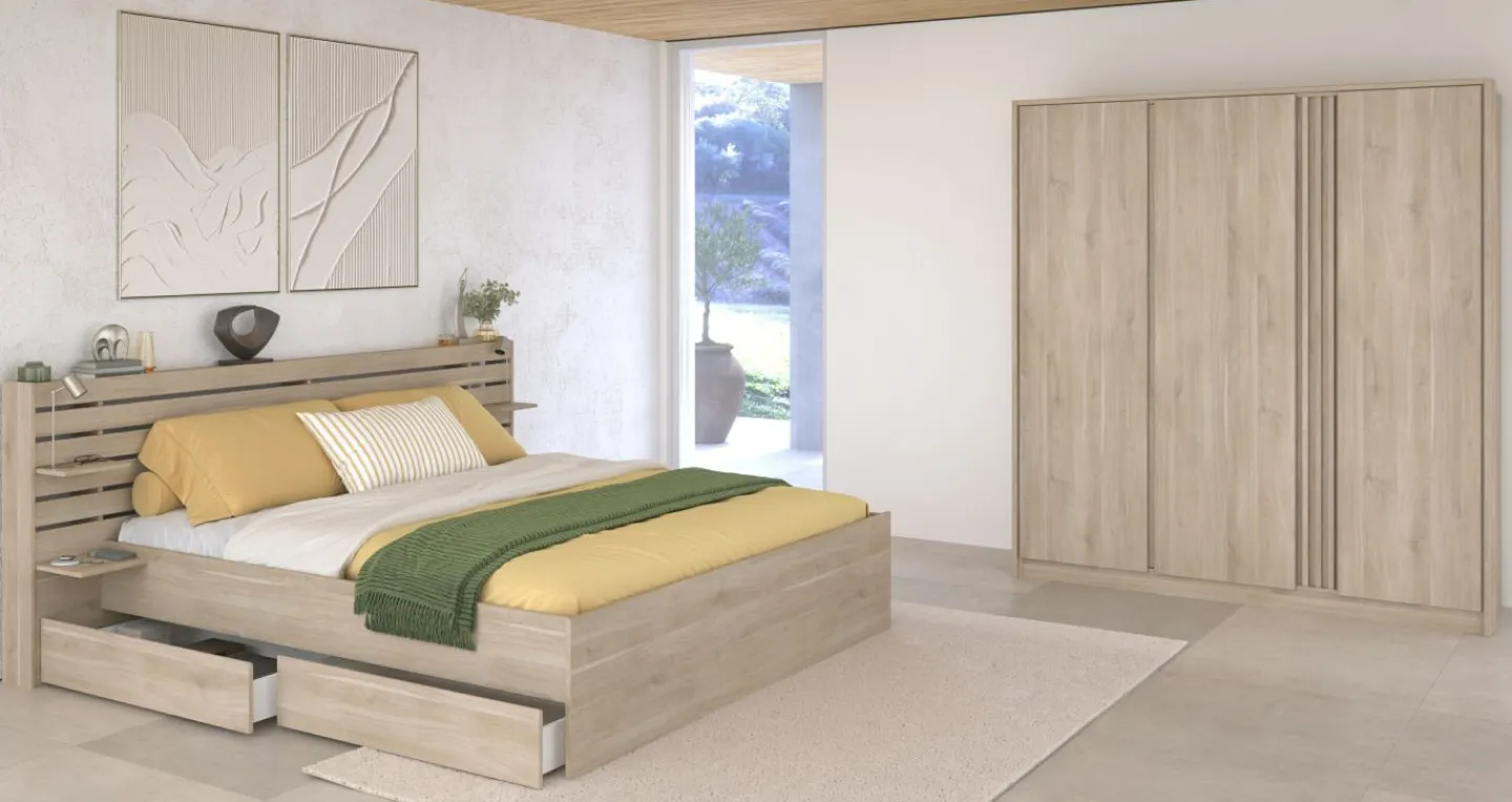 Parisot Schlafzimmer 2-teilig MIAMI 23* Komplette Schlafzimmer