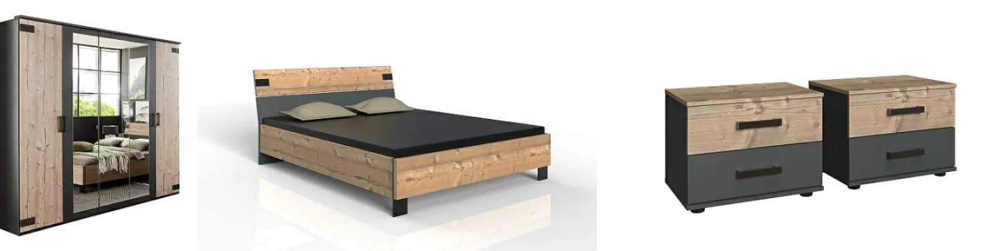 Wimex Schlafzimmer 4-teilig MALMÖ* Komplette Schlafzimmer