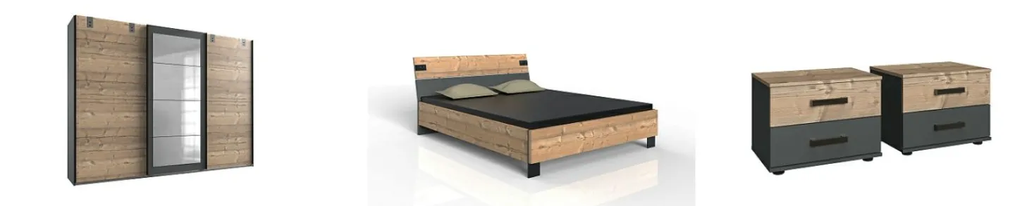 Wimex Schlafzimmer 4-teilig MALMÖ* Komplette Schlafzimmer