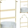Koopman Schmuckhalter mit Glaseinsatz GOLD* Deko-Objekte